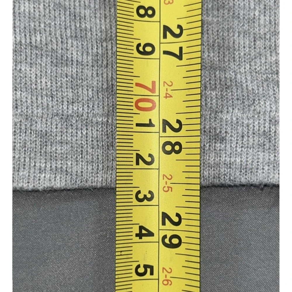 Polo Ralph Lauren Sweater Mens 2XL Gray 1/4 Zip Mock Neck Cotton Pony Logo Knit